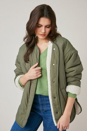 Chaqueta reversible Fallou Verde