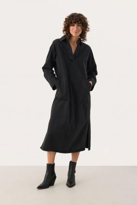 LollaPW Dress Black Denim